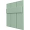 Ekena Millwork 12"W x 12"H True Fit PVC Joined Board-n-Batten Shutters Sample, Seaglass SAMPLE-TFPBBSG - alternate 2